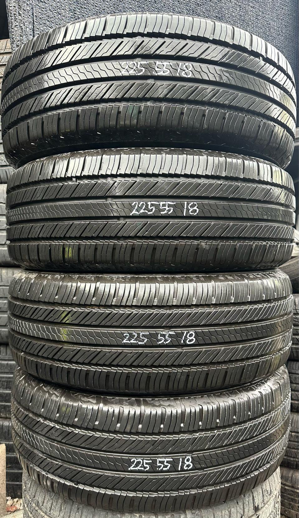 225 55 18요코하마중고타이어한대분2255518