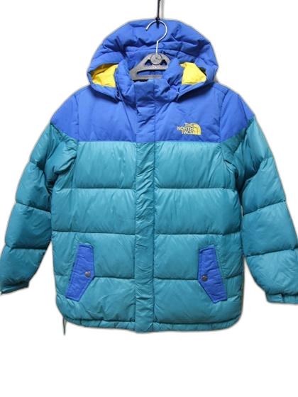 노스페이스 다운패딩 후드자켓 키즈130