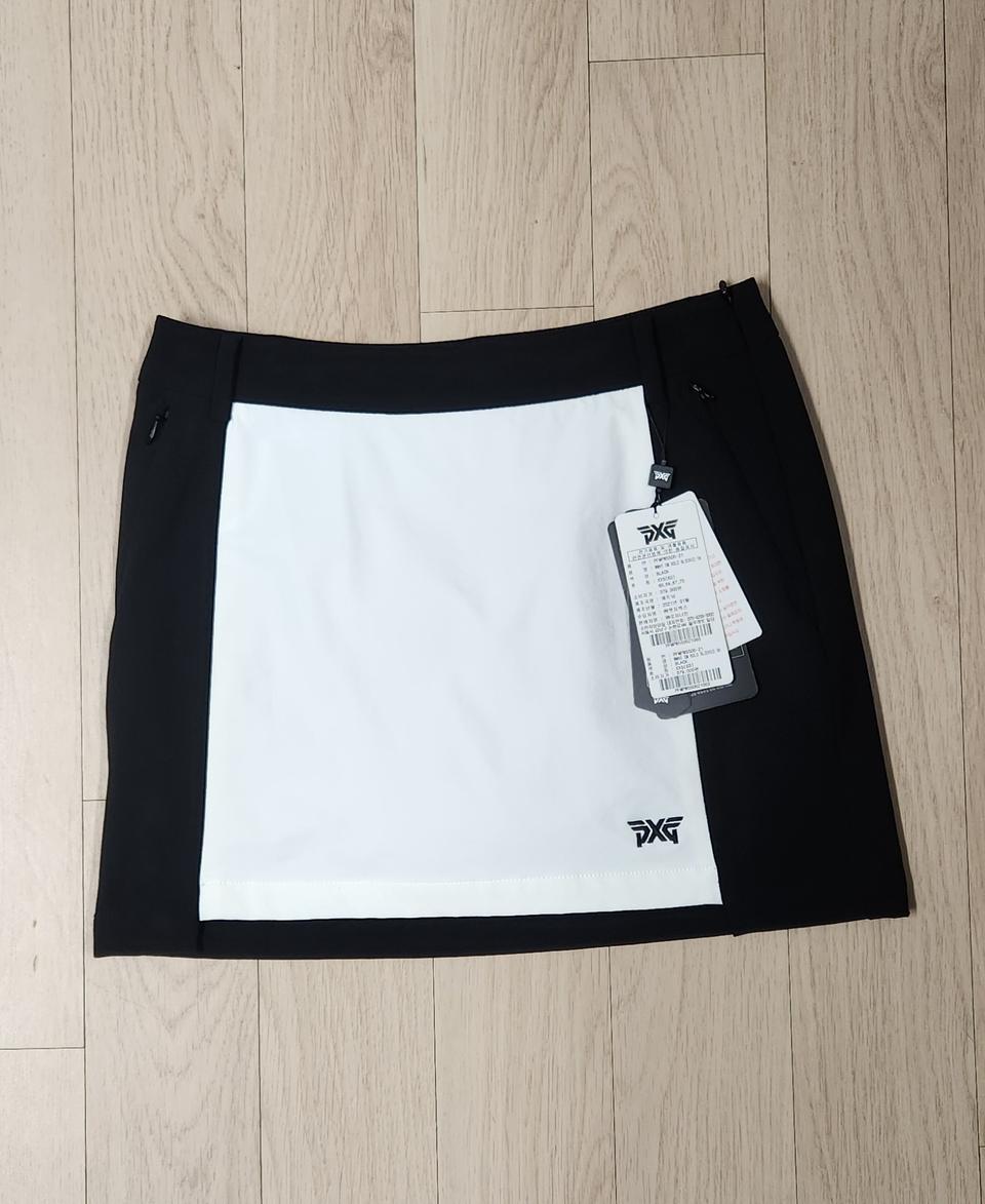 PXG 새상품 골프 블랙 앤 화이트 골프 스커트 63