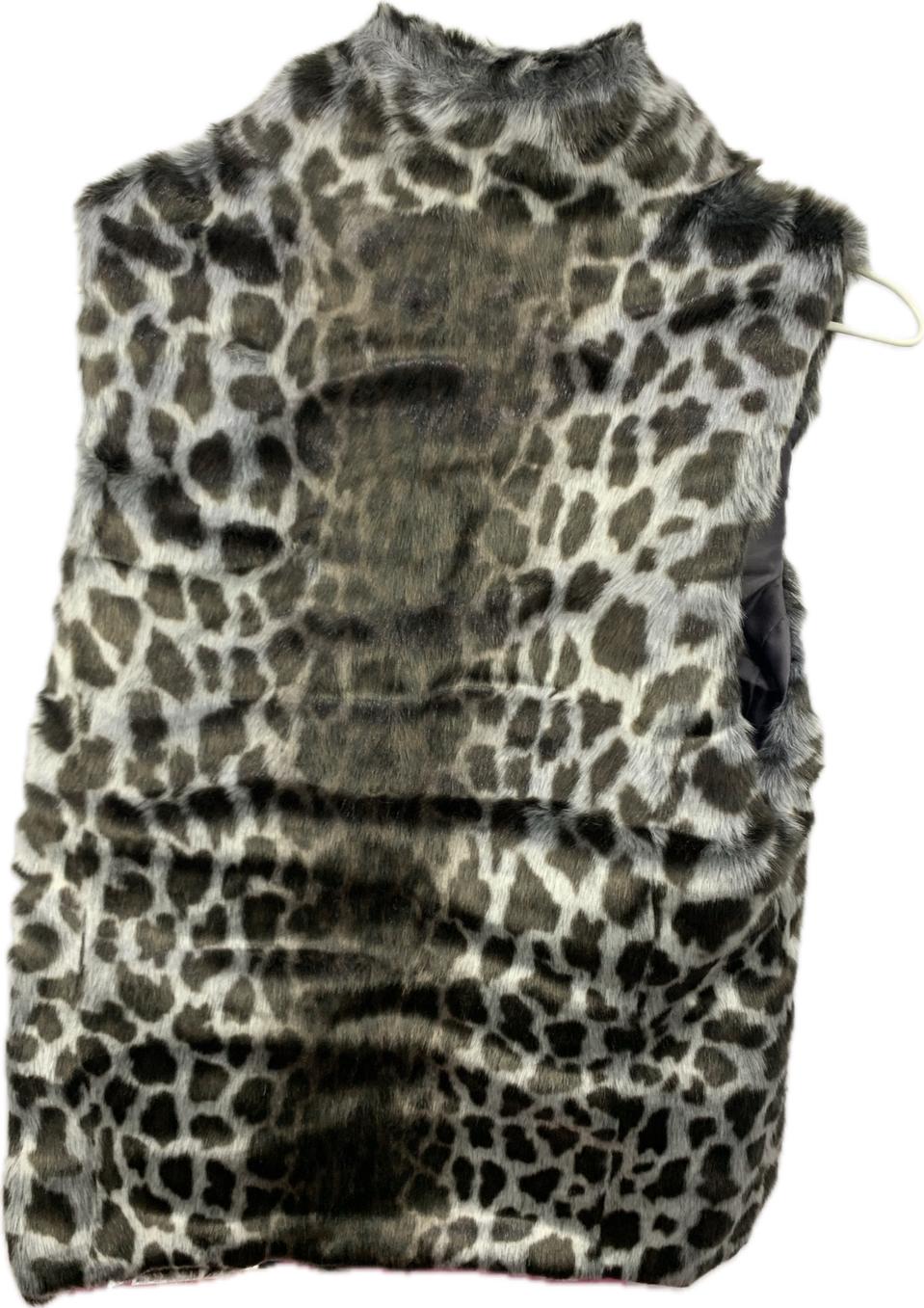 펀퍼 (인조 퍼) 여성 조끼. S size