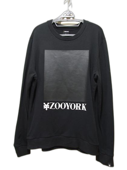 쥬욕 ZOO YORK 빅프린팅 맨투맨티 택L