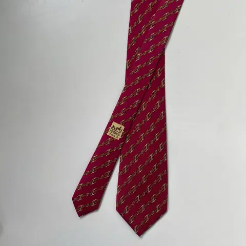 에르메스(HERMES) 명품 정품 넥타이 7.7cm