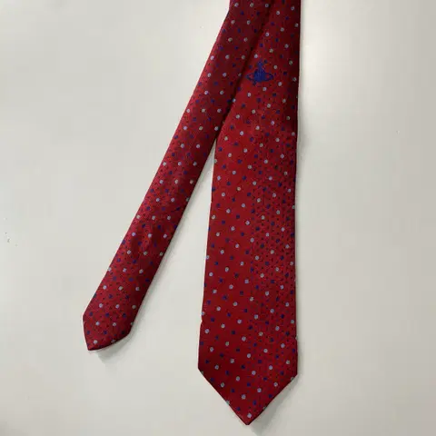 비비안웨스트우드 심플로고 정품 명품 넥타이(Vivienne)8.6cm