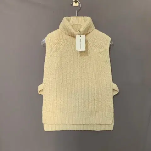 새상품 36 이자벨마랑 하이넥 알파카 터틀넥 니트 베스트