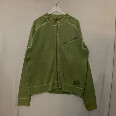 M 폴로랄프로렌 진스 밀리터리 워싱 니트 집업 가디건 자켓