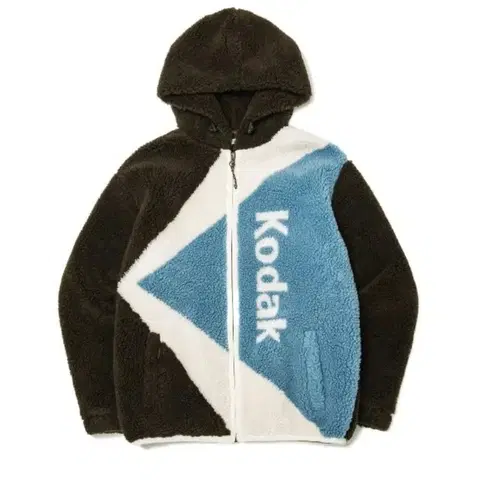 M KODAK 코닥 오버핏 케이 플리스 후리스 후드 자켓