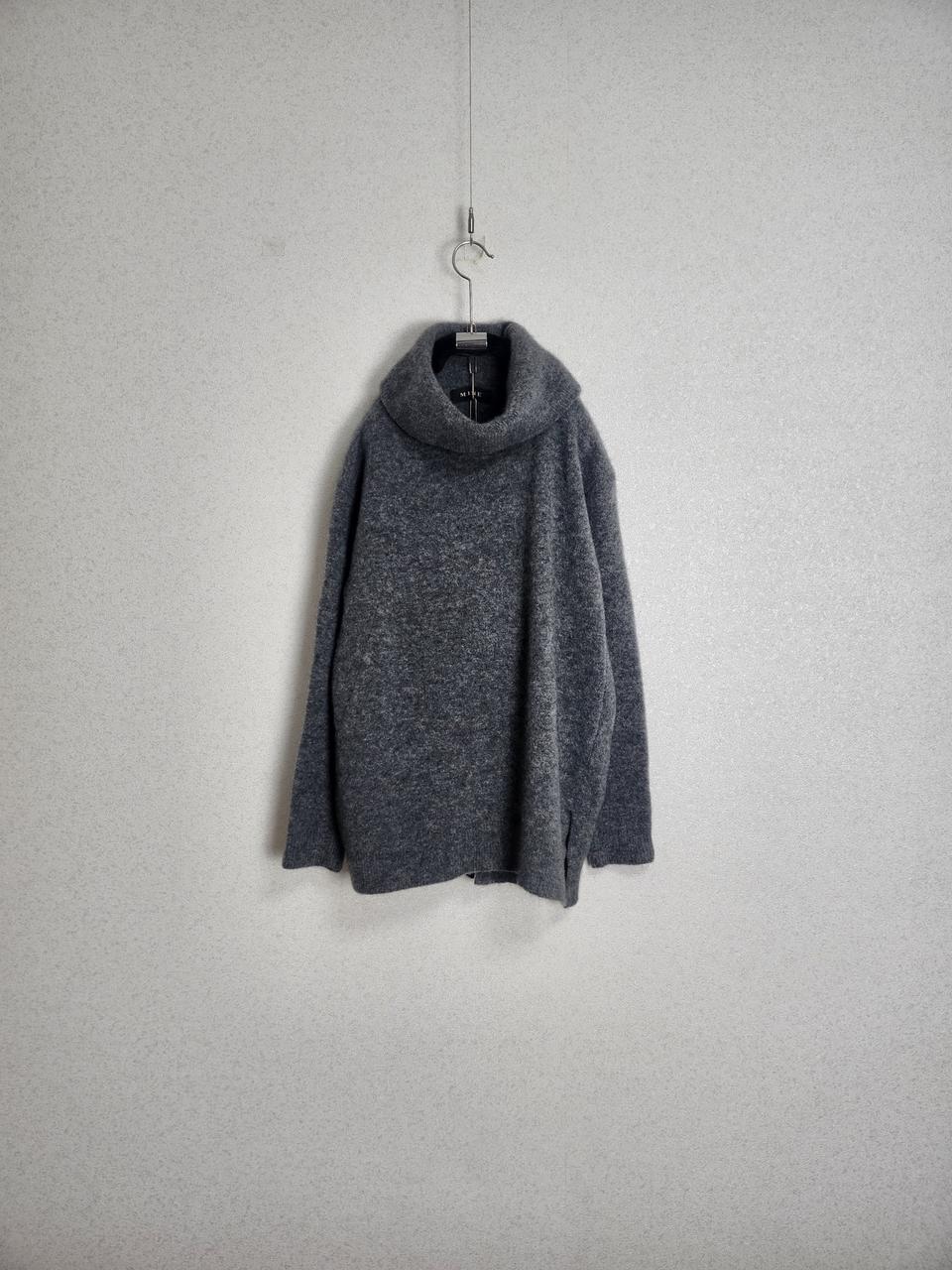 마인 양모&야크 터틀넥 니트55 66