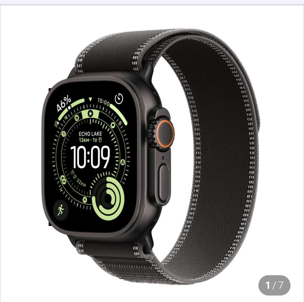 애플워치 울트라 3 블랙 티타늄 49mm 미개봉 새제품