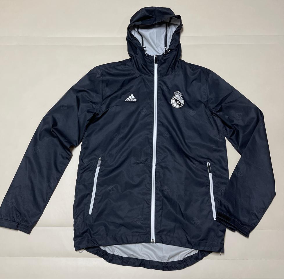 아디다스 레알 마드리드 12/13 시즌 블랙 윈드브레이커  재킷