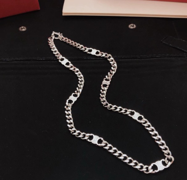 셀린 사일린 쿠바 체인 목걸이