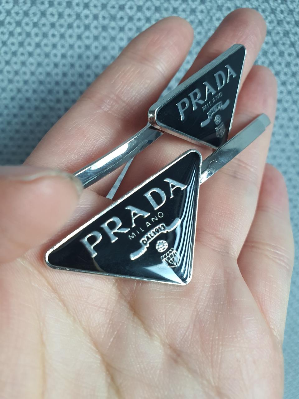 프라다실핀 프라다삔 헤어핀 새상품 1만원