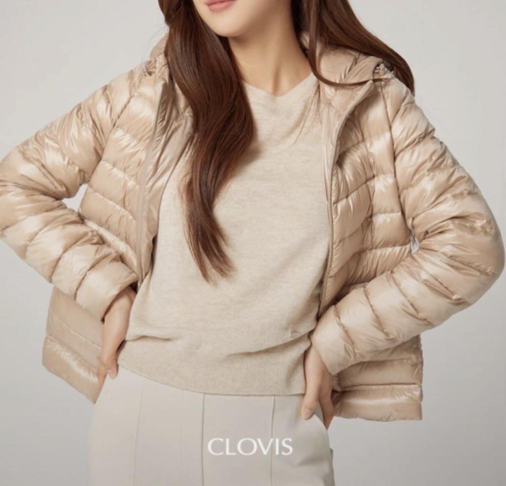 CLOVIS 후드 경량 다운자켓