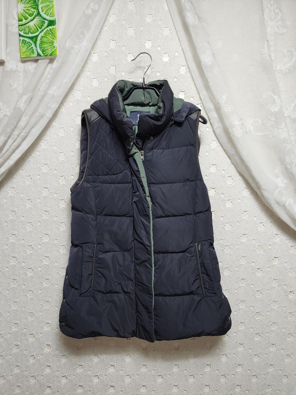 헤지스 오리털패딩조끼 여성s