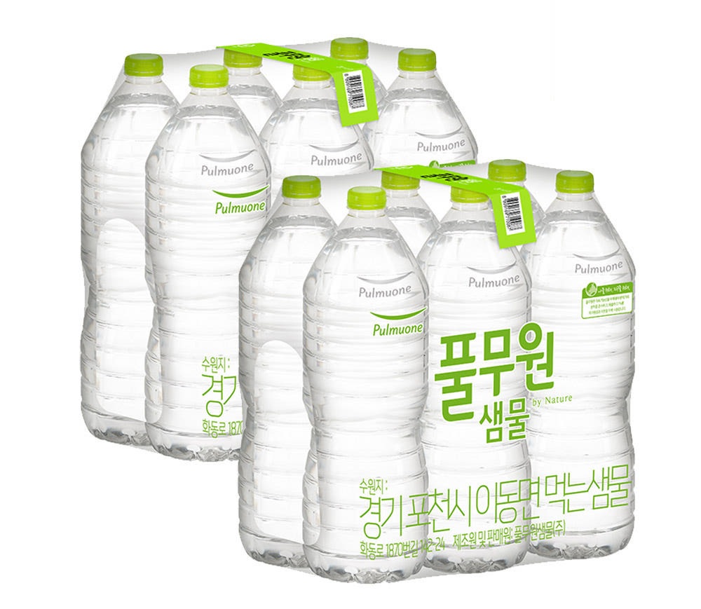 풀무원 생수 2L 12병 먹는샘물