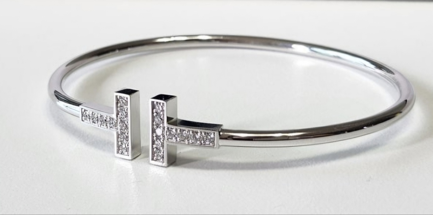 14k모이사화이트뱅글(16에서16.5)