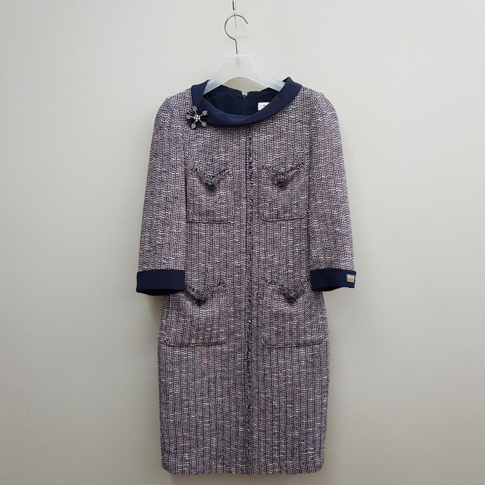 모조에스핀 트위드 원피스 55사이즈