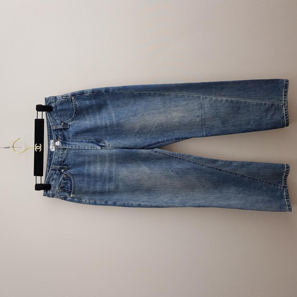 토템 블루 워싱 스트레이트 데님 팬츠 27사이즈