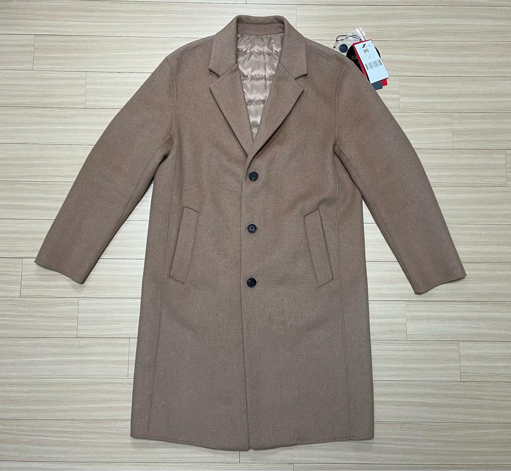 [95] 앤듀 캐시미어 블렌디드 코트 세미오버핏 카멜