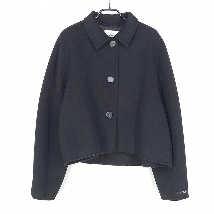 OUIR 여성 핸드메이드 모직자켓 블랙F (HU41986)