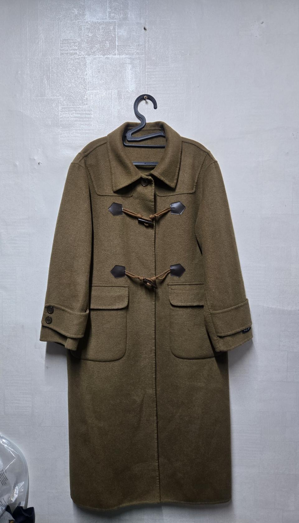 러브미모어 핸드메이드 더플 롱코트