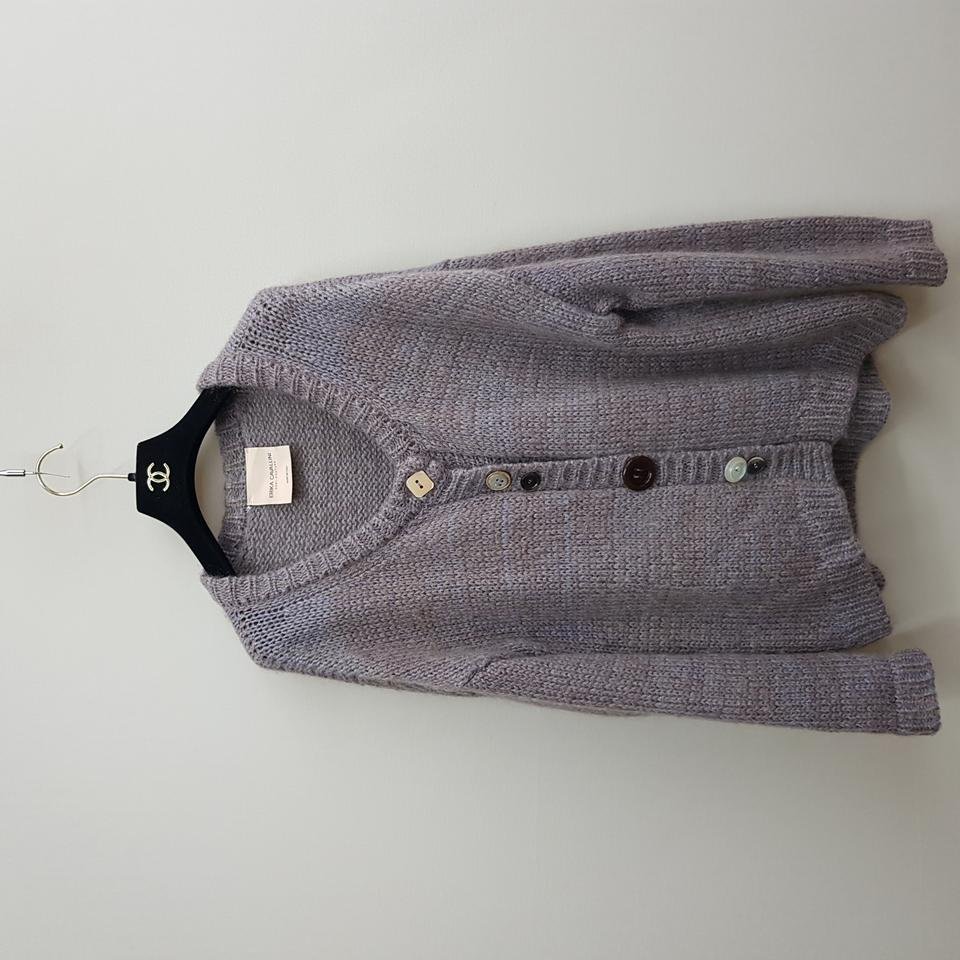 에리카카발리니 모헤어 울 블렌드 버튼 믹스 가디건 S사이즈