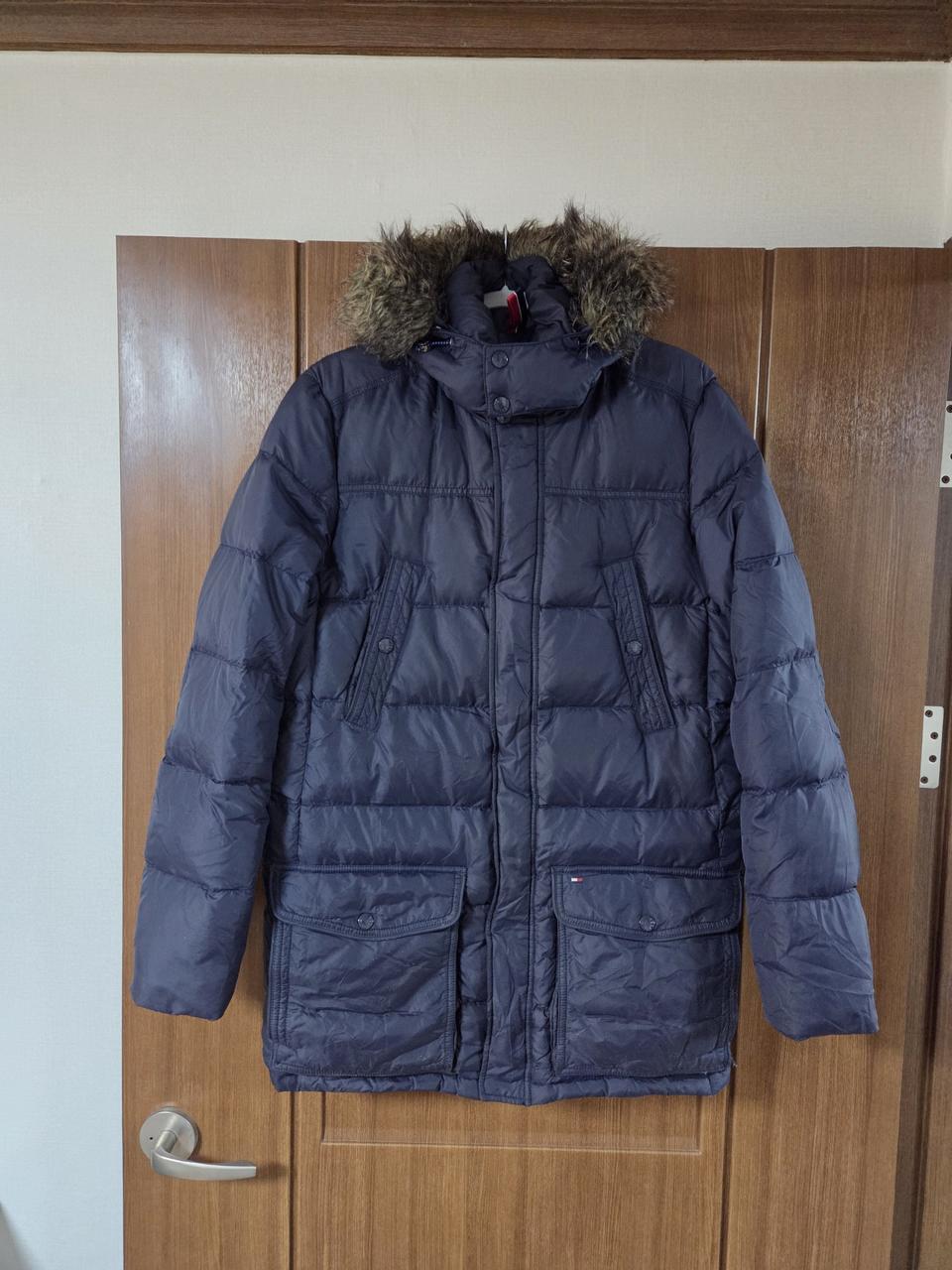 타미힐피거 남성 덕다운 하프패딩 100