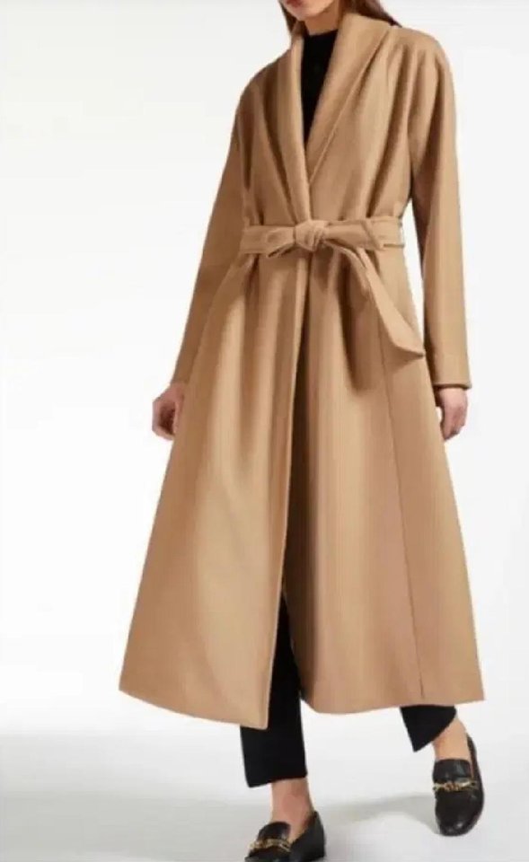  인트렌드 Intrend  롱 벨티드 코트 36사이즈