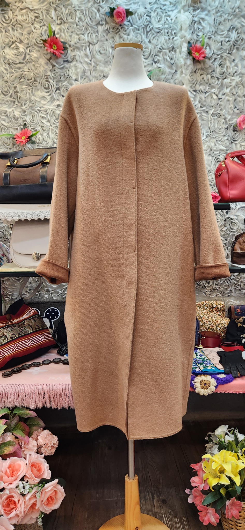 유니클로 핸드메이드 롱코트(88~99)