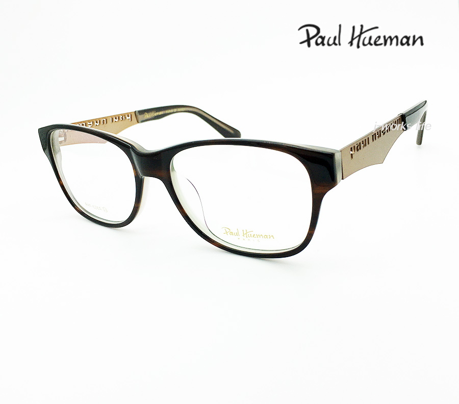 폴휴먼 호피브라운 뿔테 안경점 레오파드 안경테 PHF-628A 새제품