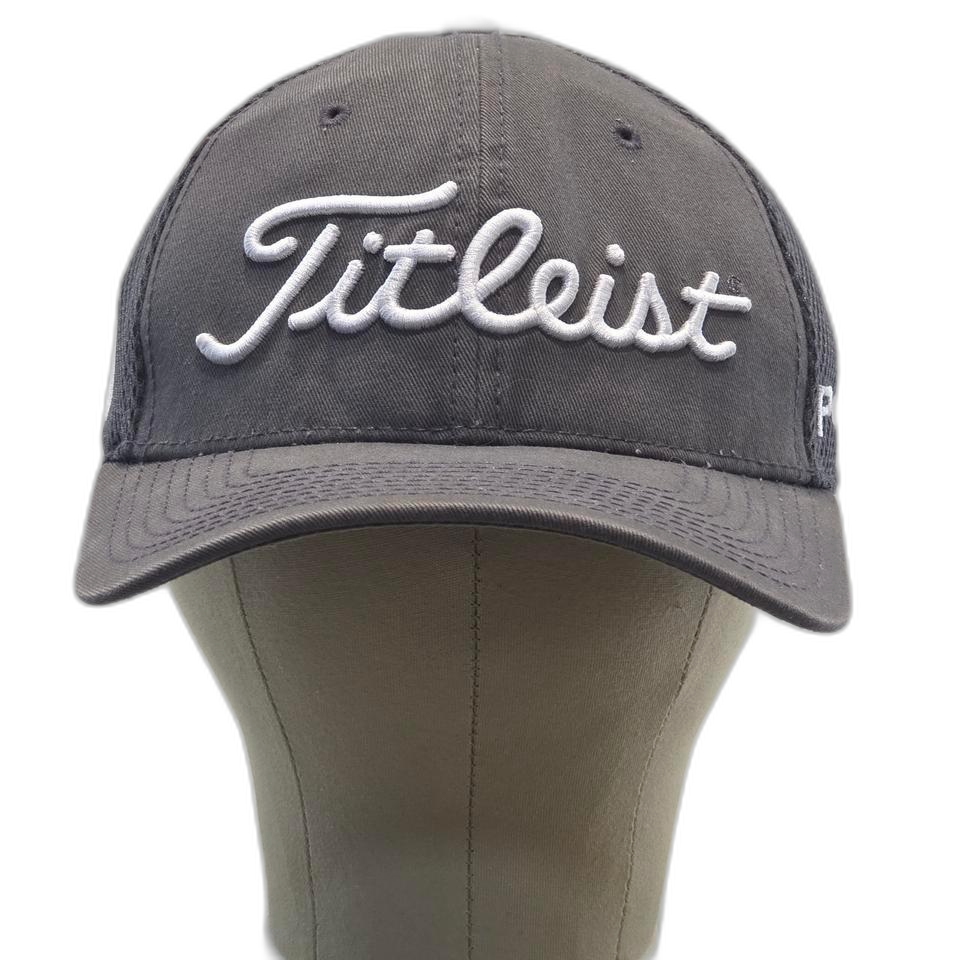L8-1:타이틀리스트 메쉬 트러커 캡 차콜 그레이 57-59cm