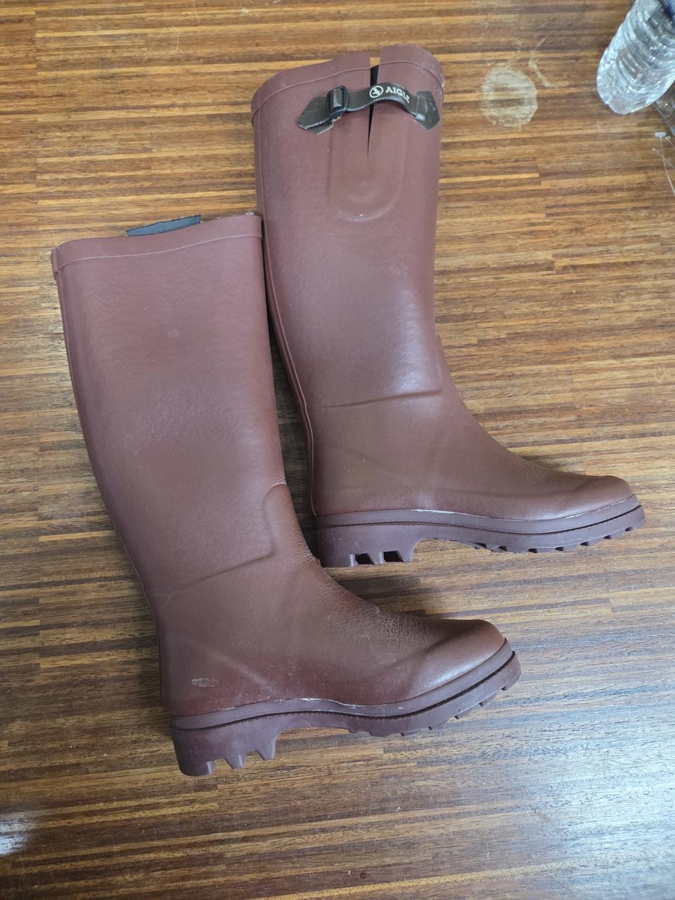 에이글 안감플리스 방한 롱 부츠 36 230