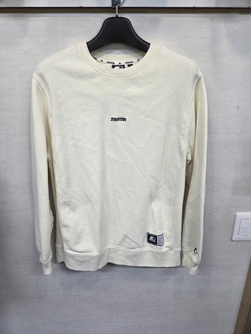 스타터  블랙 라벨 빅 백로고 기모 맨투맨 L