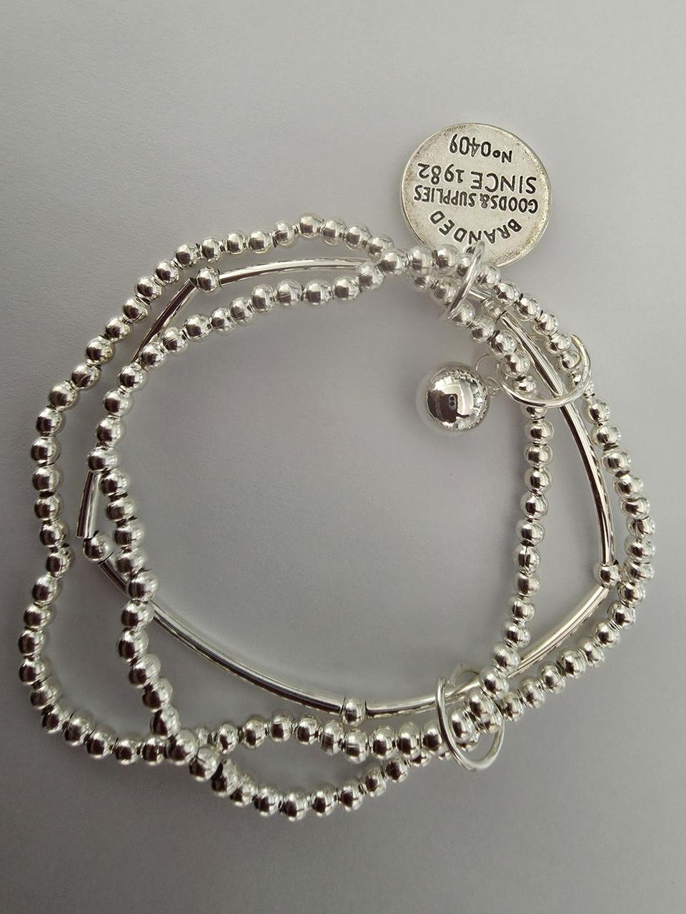 실버925 3줄 팔찌