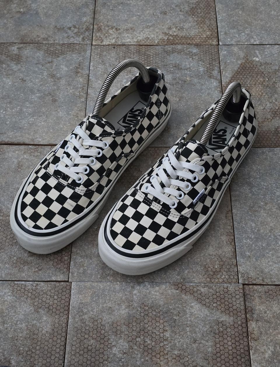 (280)반스 어센틱 44 dx 애너하임 체커보드 스니커즈 운동화