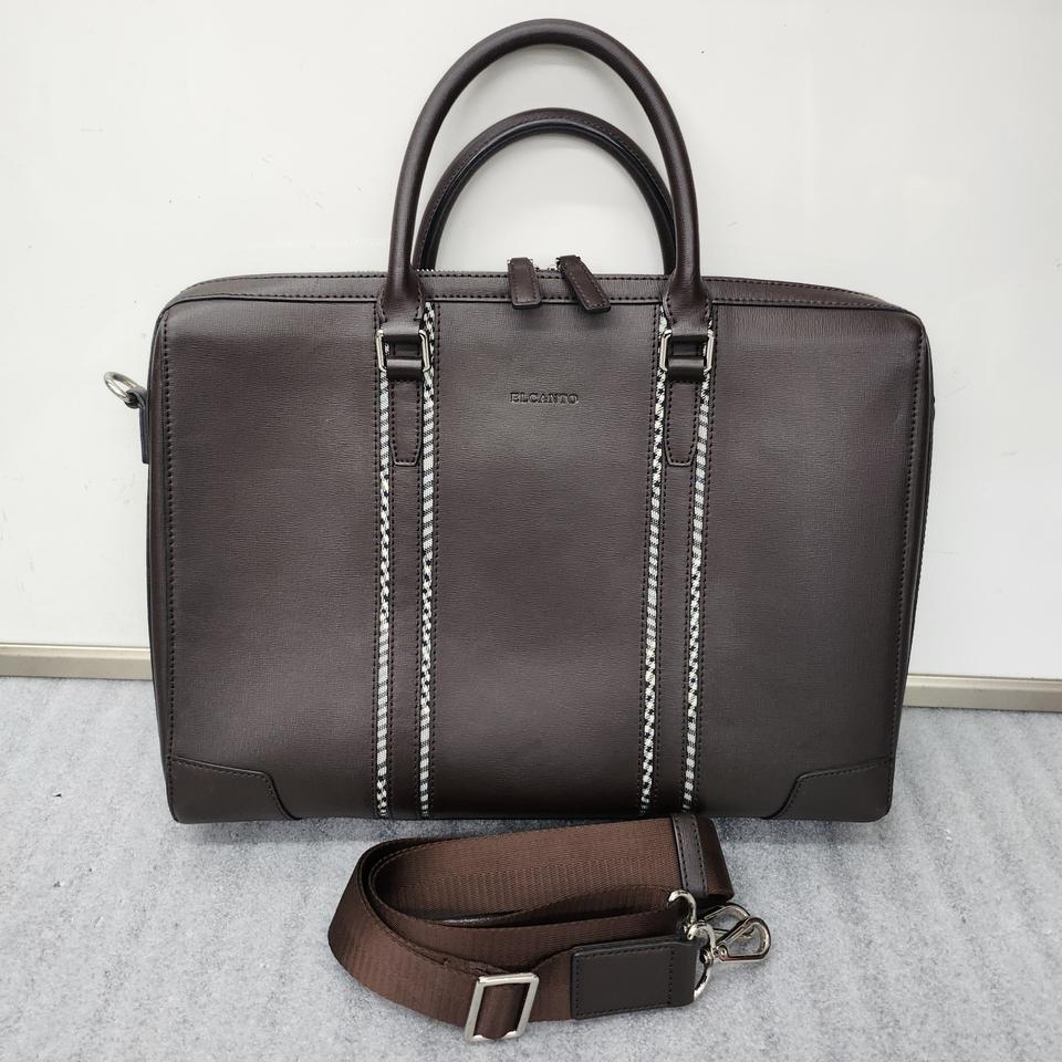 엘칸토 브리프케이스 브라운 40x30x10cm