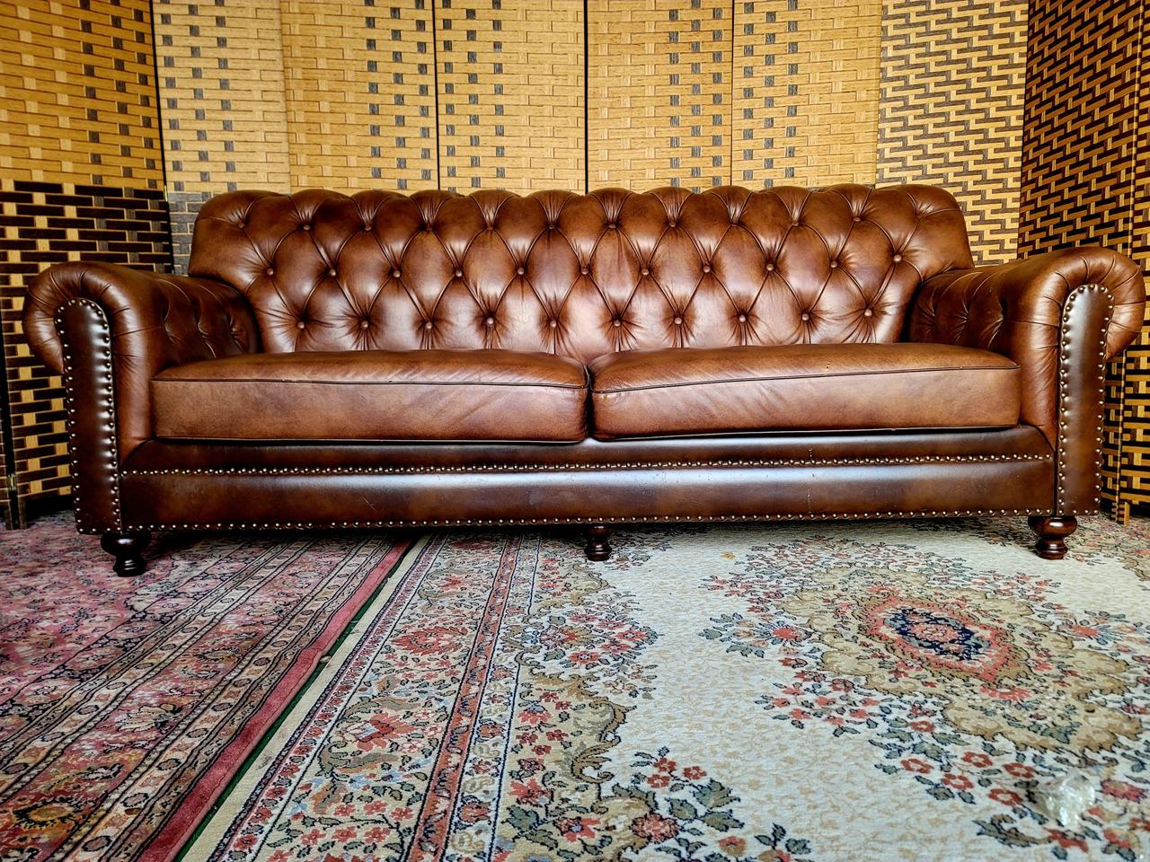 *영국*체스터필드디자인*3인용*SS급