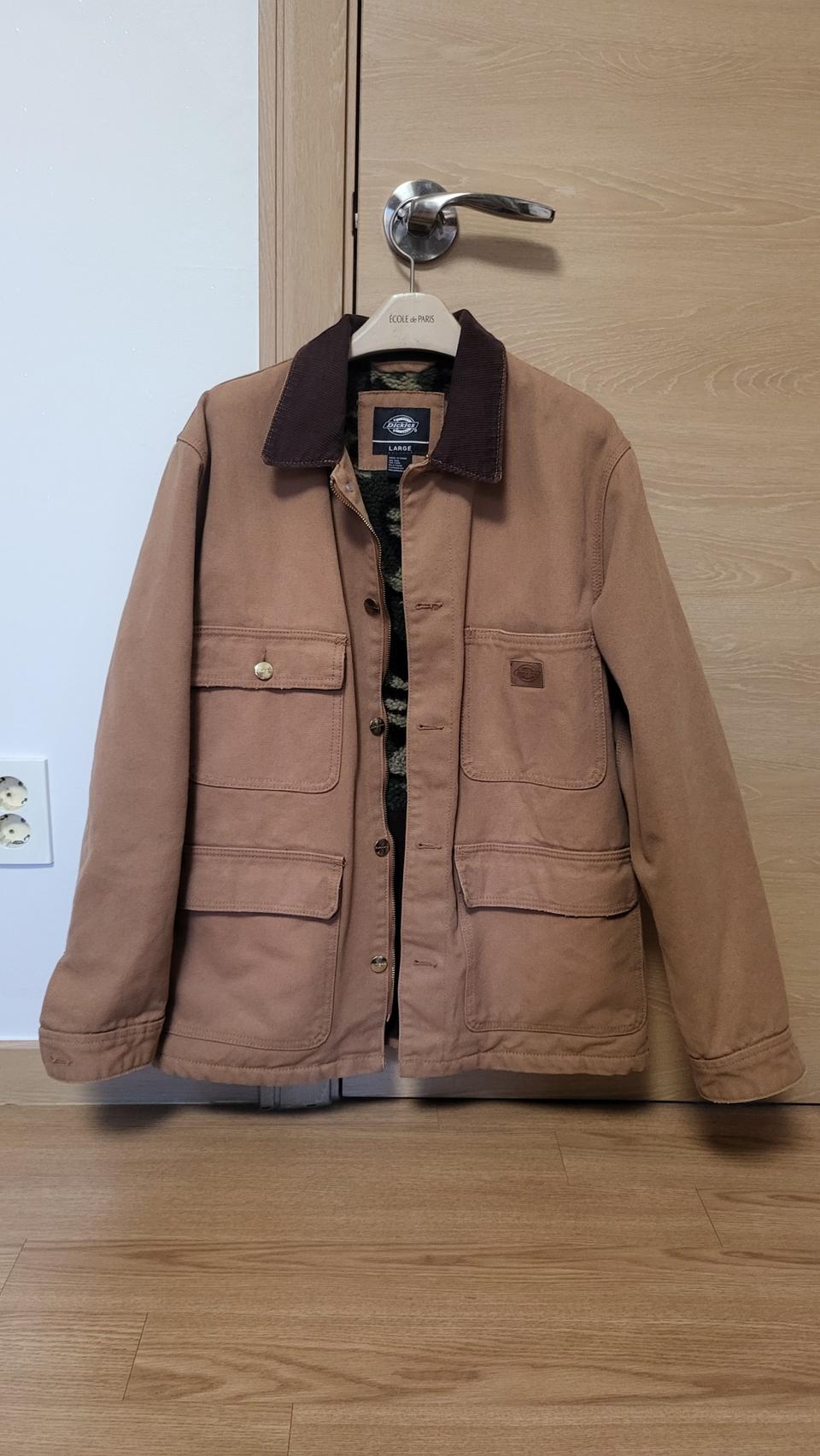 디키즈 초어 코트 L 브라운