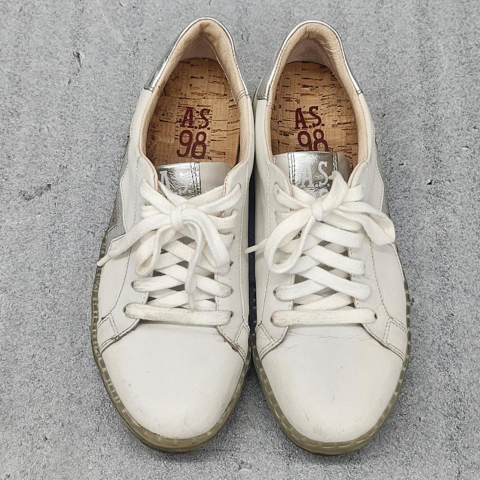 A.S. 98 가죽 스니커즈 화이트 250mm
