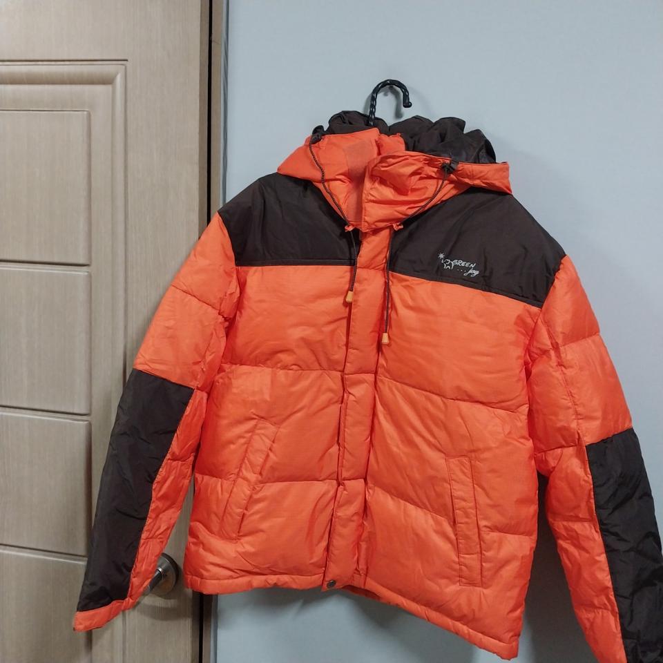 그린조이 거위털 패딩 남성95 사이즈