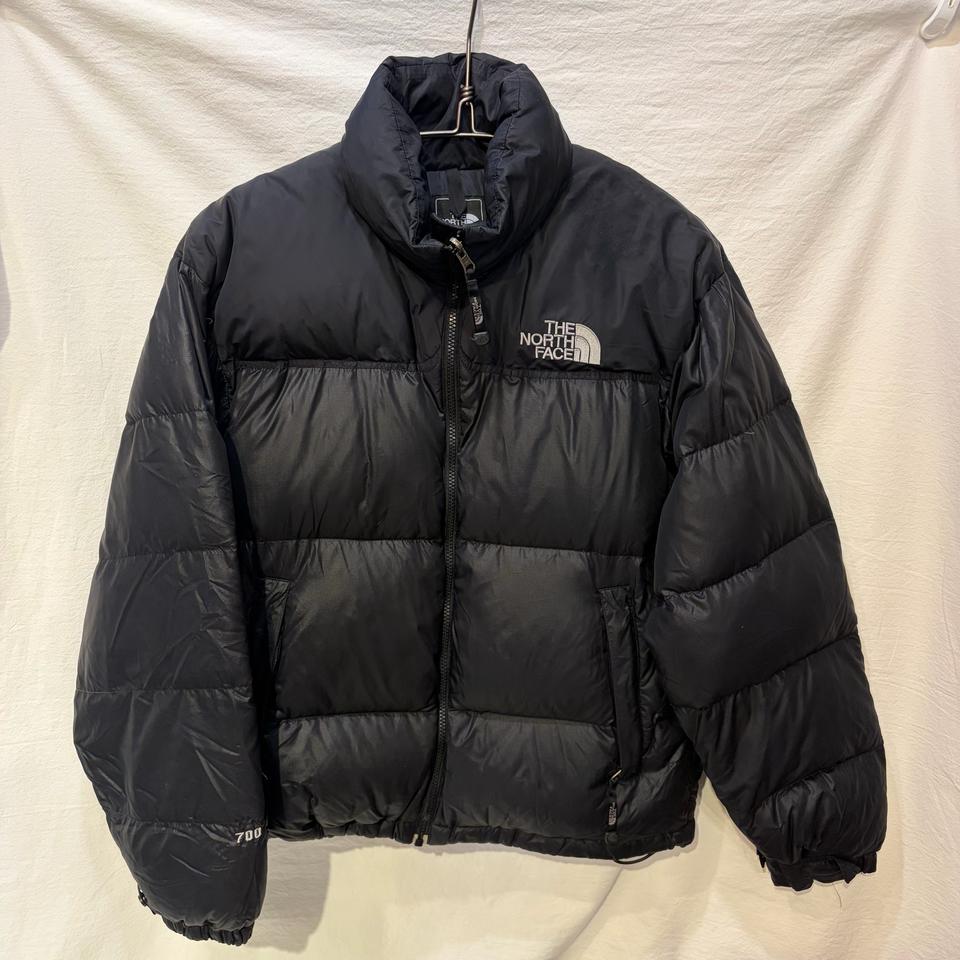 노스페이스 700 눕시 블랙 패딩 자켓