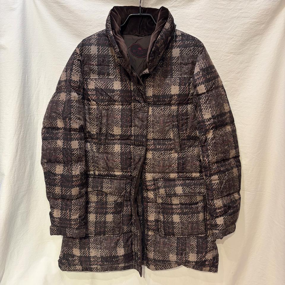 에트로 페이즐리 패딩 다운 자켓 점퍼