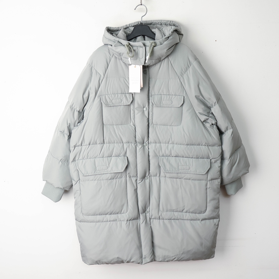 66/새상품 써스데이아일랜드 박시핏 다운 패딩점퍼