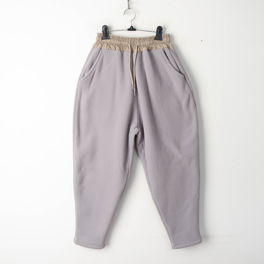 F/피콕 밴딩 후리스 팬츠