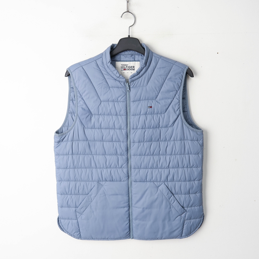 100/타미힐피거 집업 패딩조끼