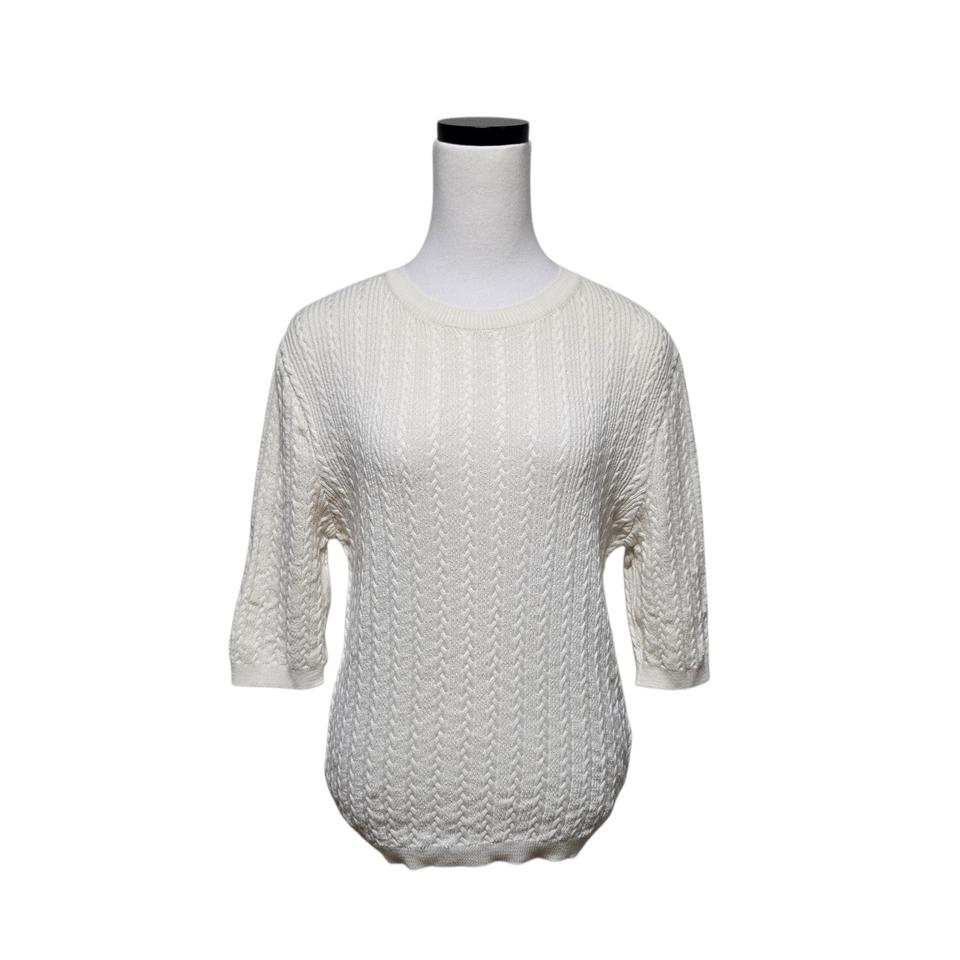 코스모폴리탄줄라이 르코드베스티망테르와이 반팔 니트 / 여성 니트