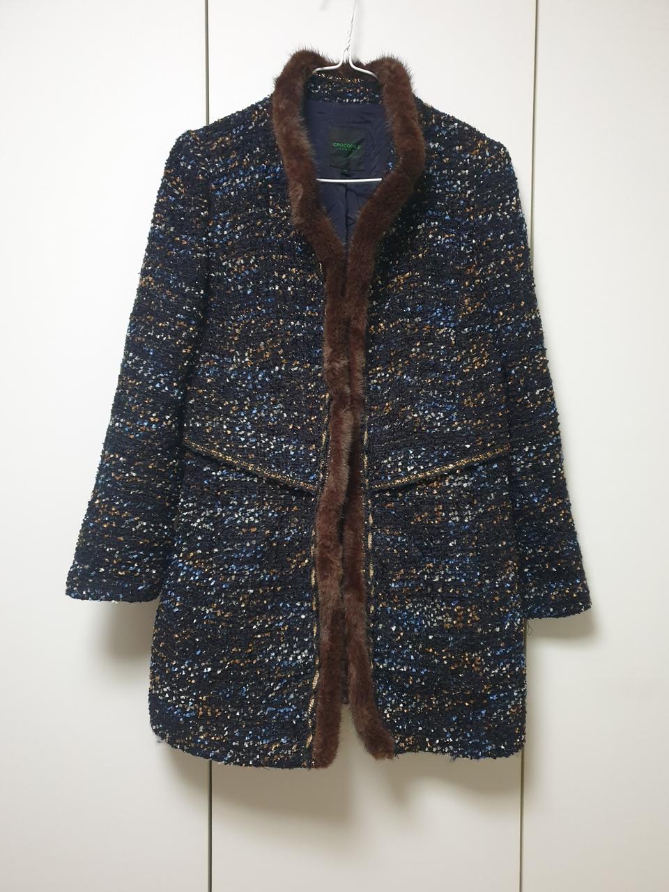 크로커다일 밍크 코트