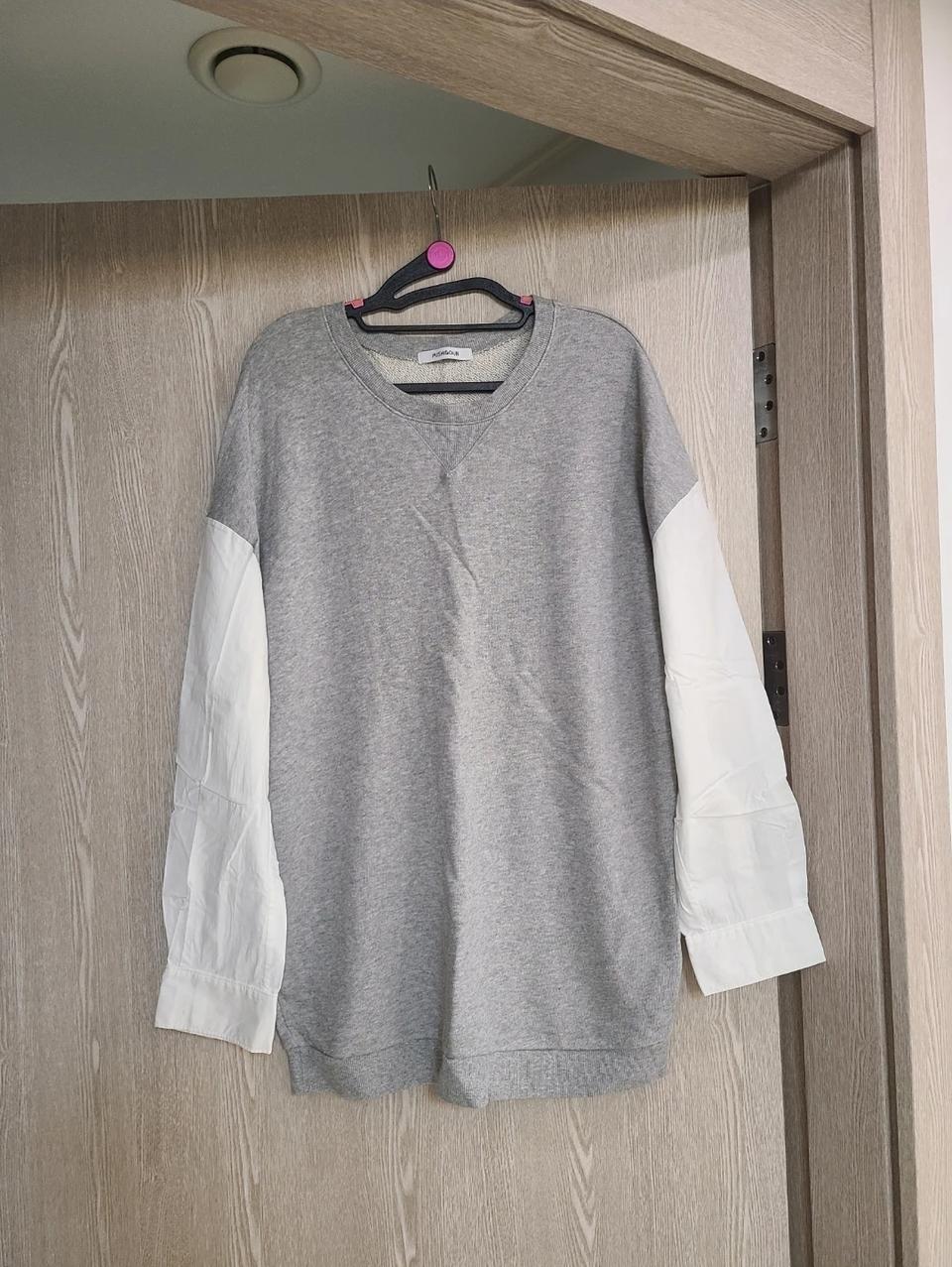 이사정리❤[새상품]그레이 티셔츠77.