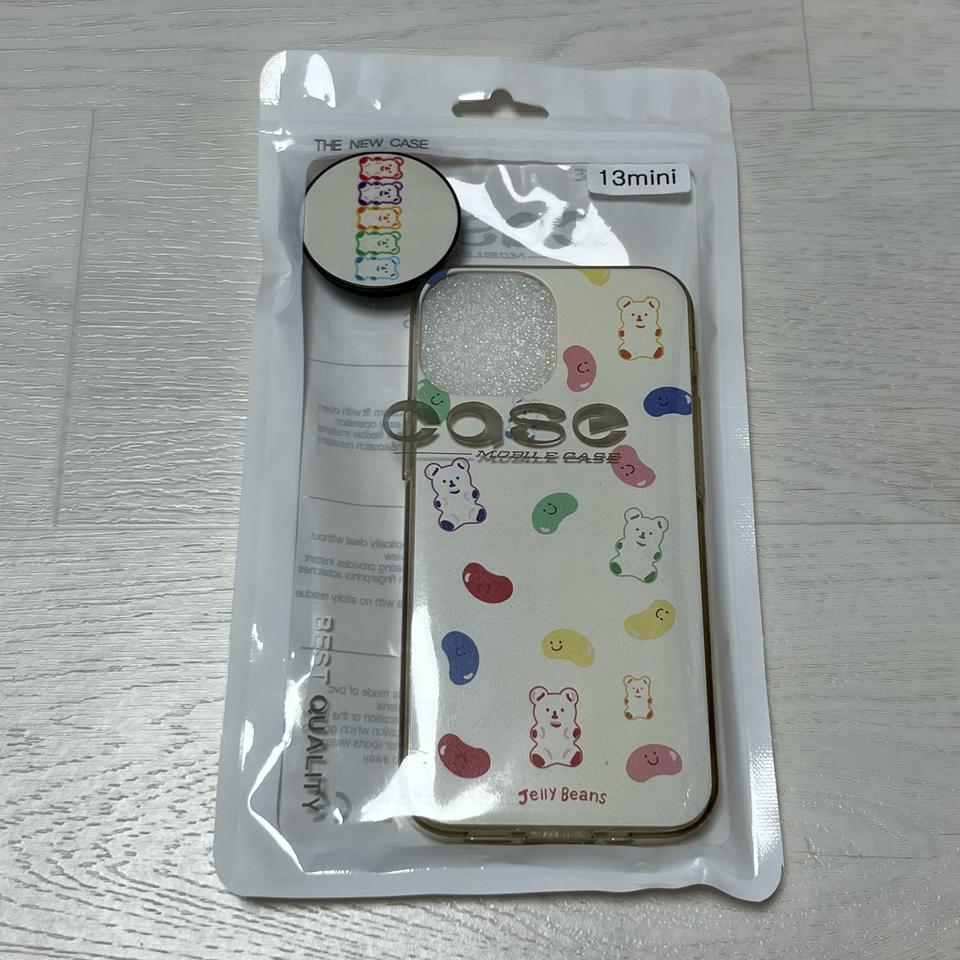 아이폰 13 mini 젤리빈 케이스 + 그립톡