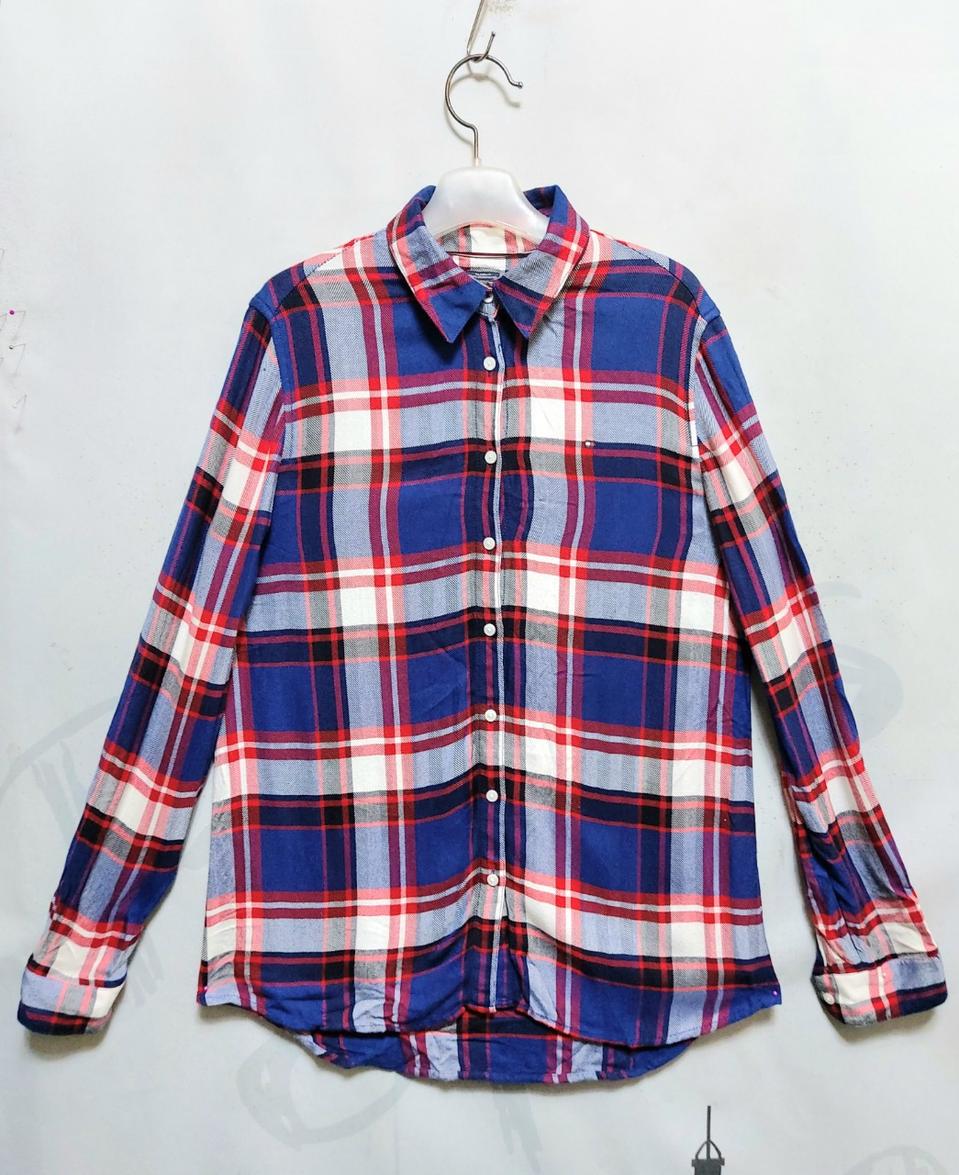 타미힐피거 여성셔츠55-66 여성남방 릴렉스핏