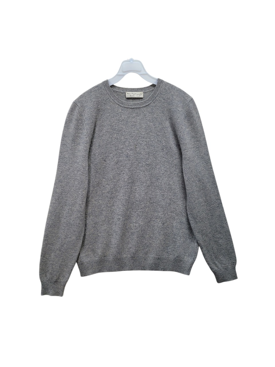 몽골리아 캐시미어 100퍼 브랜드 고요 그레이컬러 스웨터